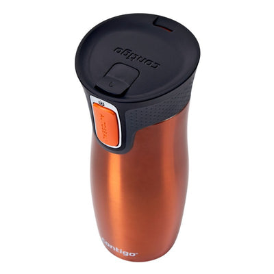 Thermal mug Contigo West Loop Tangerine CON2095850, 470 ml