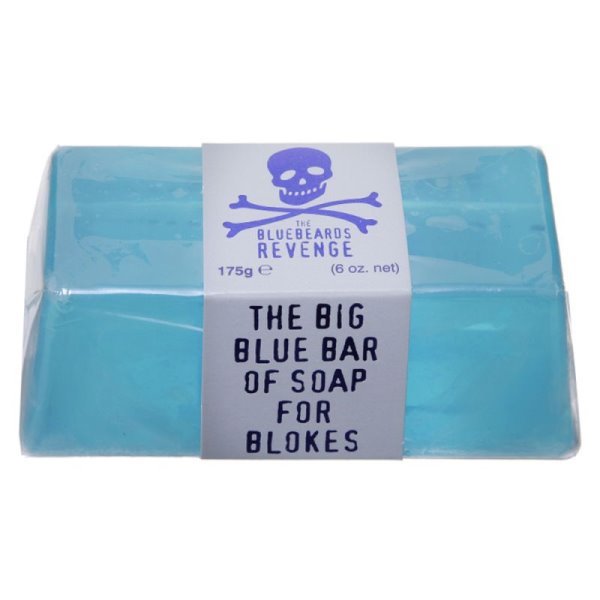 The Bluebeards Revenge The Big Blue Bar of Soap For Blokes Soap for men, 175g