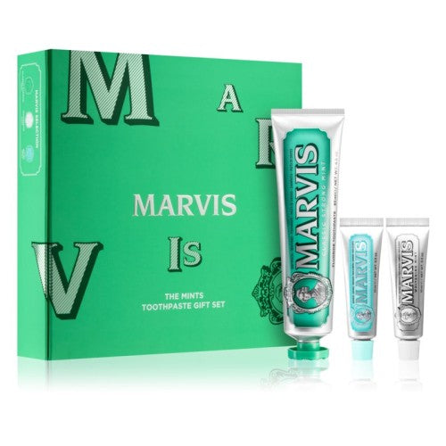 Marvis The Mints Toothpaste Gift Set Dantų pastų rinkinys, 1vnt