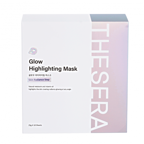 THESERA Glow Glowing face mask, 10x25 g 
