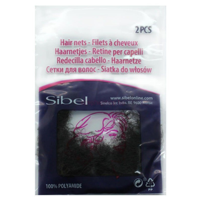 Hair net Sibel SIB118023345, dark brown color