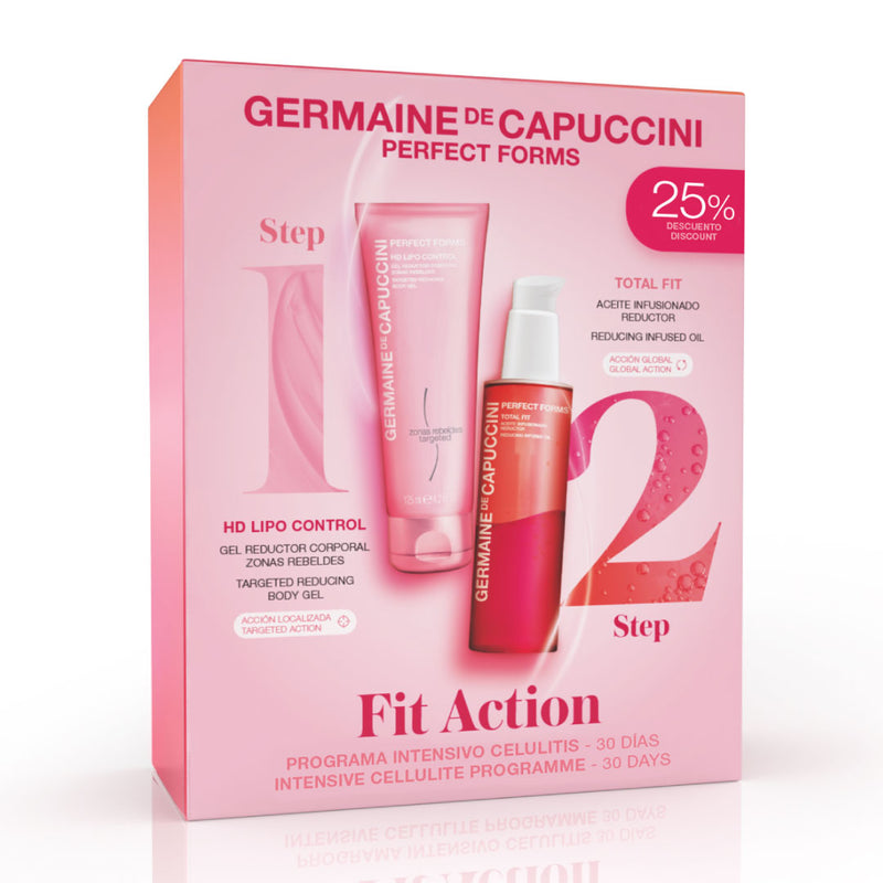 Germaine de Capuccini PERFECT FORMS set for cellulite reduction (LIPO CONTROL gel + TOTAL FIT oil) 125 ml + 200 ml