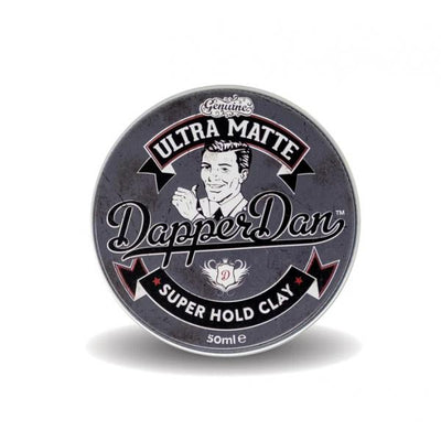 Dapper Dan Ultra Matte Super Hold Clay Extremely strong hold matte modeling clay