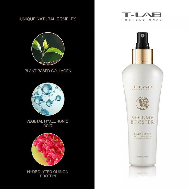 T-LAB Professional Volume Booster Styling Spray Modeling spray to increase hair volume 150ml