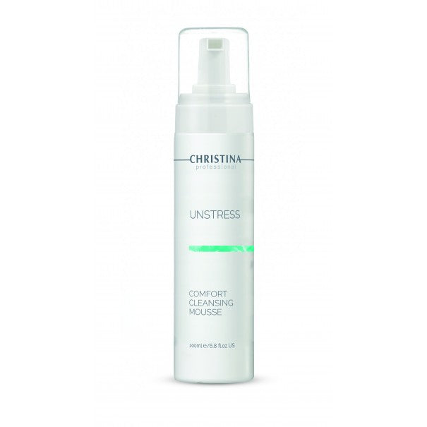Christina Laboratories Unstress Comfort Cleansing Mousse Soft, cleansing foam 200 ml 