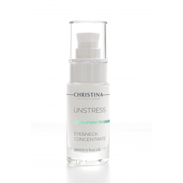 Christina Laboratories Unstress Eye &amp; Neck Concentrate Concentrate for the neck and skin around the eyes 30 ml 