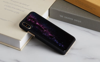 iKins SmartPhone case iPhone XS/S milky way black