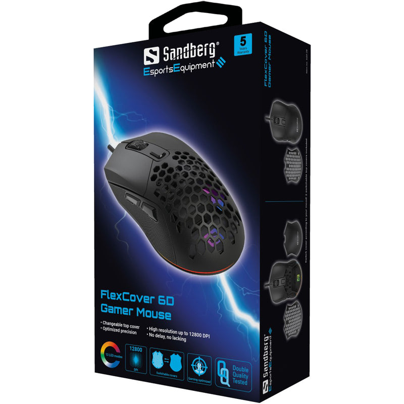 Игровая мышь Sandberg 640-28 FlexCover 6D