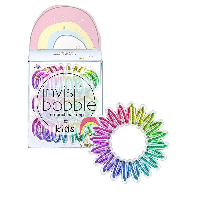 Vaikiškos gumytės plaukams Invisibobble Original KIDS Magic Rainbow 3 vnt