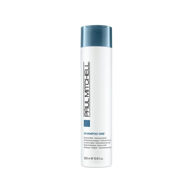 Cleansing shampoo for hair Paul Mitchell One Shampoo PAUL150113, gives shine and cleans the scalp, suitable for daily use, 300 ml + gift Previa hair product