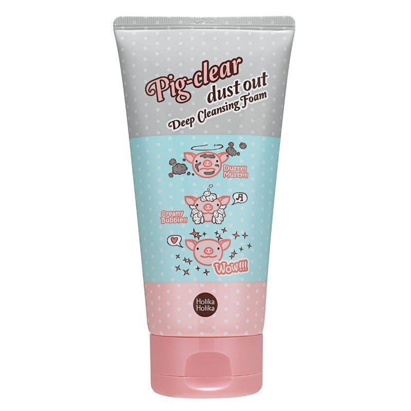 Holika Holika Pig Clear Dust Out Deep Cleansing Foam Cleanses tired skin 150 ml
