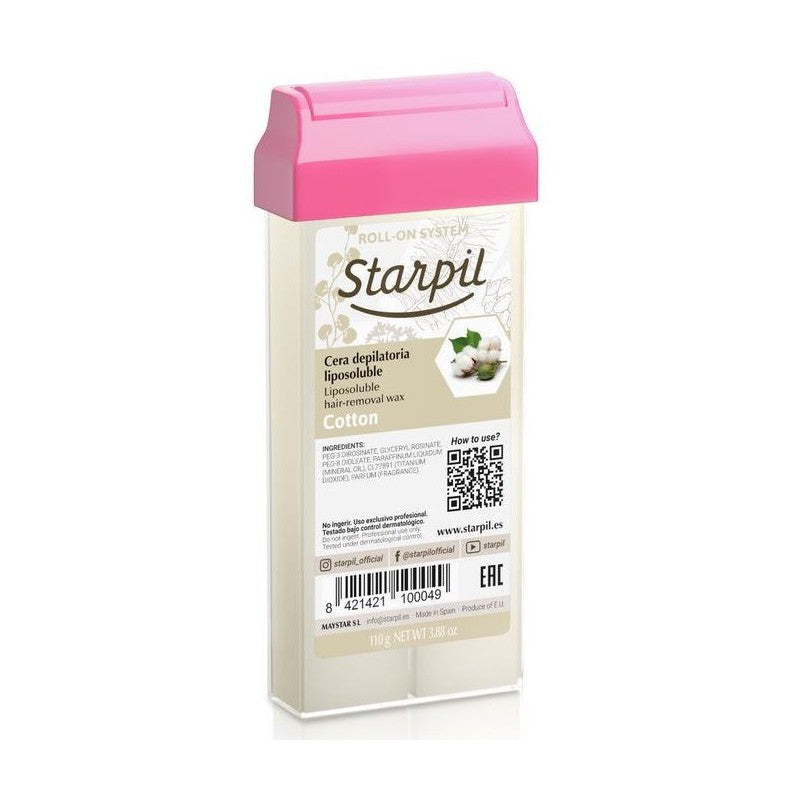 Vaškas kasetėje Starpil Cotton STR3010154001, ypač švelnios tekstūros, 110 g