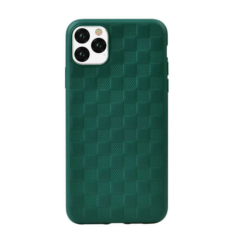 Мягкий чехол Devia Woven2 Pattern Design для iPhone 11 Pro, зеленый