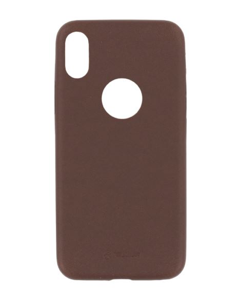 Tellur Cover Slim Synthetic Leather for iPhone X/XS brown