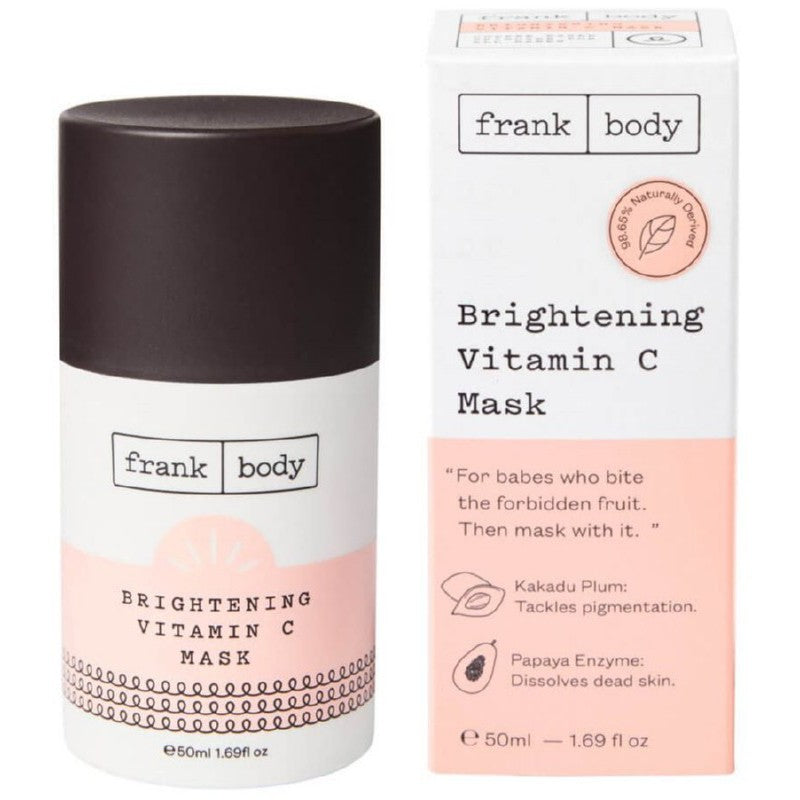 Face mask Frank Body Vitamin C Mask brightens the skin, with vitamin C 50 ml