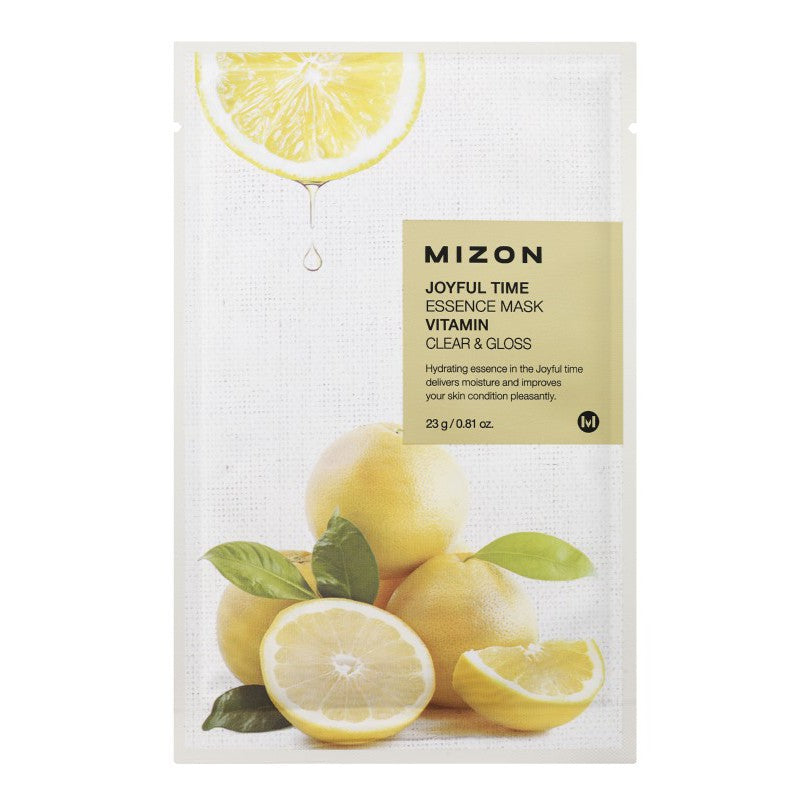 Veido kaukė Mizon Joyful Time Essence Mask Vitamin MIZ888890122, su vitaminais, 23 g