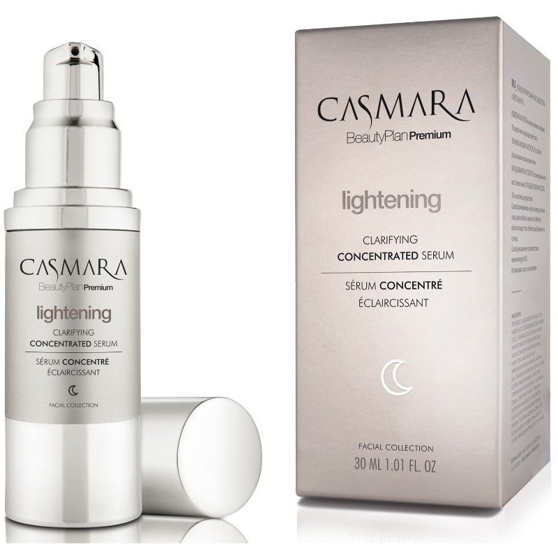 Veido odą skaistinantis ir odos senėjimą stanbdantis, koncentruotas serumas Casmara Lightening - Clarifying Concentrated Serum 30 ml