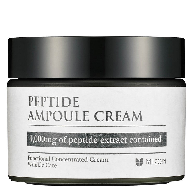 Face skin cream Mizon Peptide Ampoule Cream MIZ000003953, with peptides, 50 ml