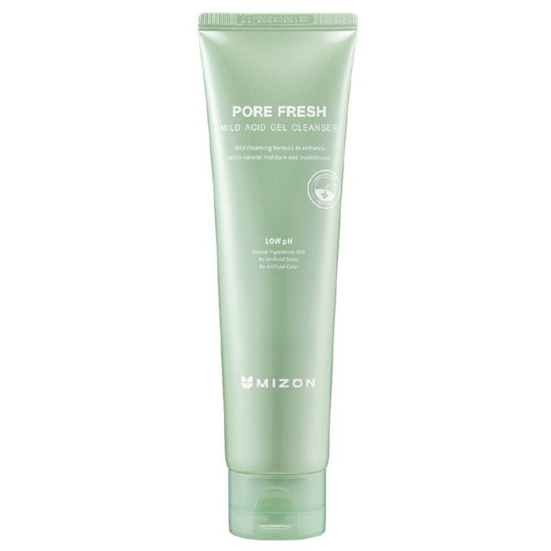 Mizon Pore Fresh Mild Acid Gel Cleanser MIZ0312040092, effectively cleans clogged pores, 150 ml