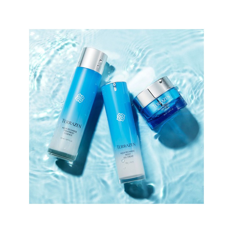 Set of face care products Terrazen Aqua Recharge Special Set TER86814, intensive moisturizing products, 6 parts
