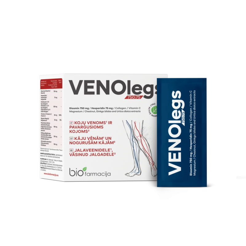 Biopharmacy VENOlegs 750:75 Food supplements, powder
