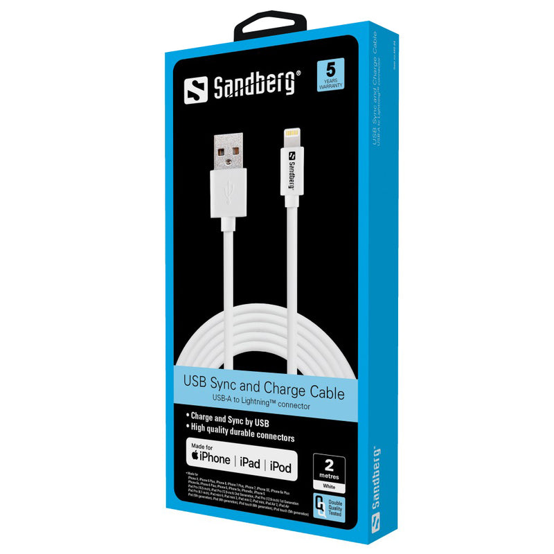 Sandberg 440-94 USB&gt;Lightning 2m AppleApproved