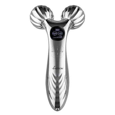 Vibrating face and body massager Be Osom Face Roller Massager Silver BEOSOM11505SIL, rechargeable