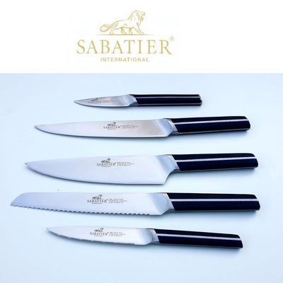 Set of kitchen knives SABATIER with stand CHIRON