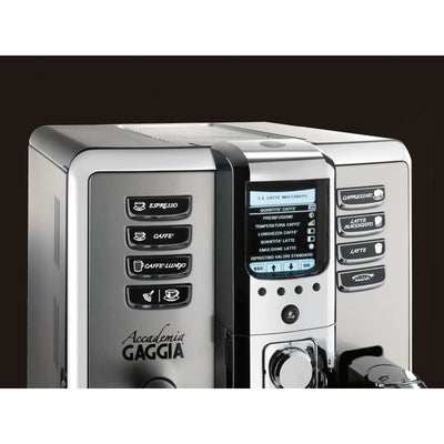 Кофемашина полностью автоматическая Gaggia Academia SS230, серебро +подарок Кофе в зернах Vergnano Antica Bottega 1кг