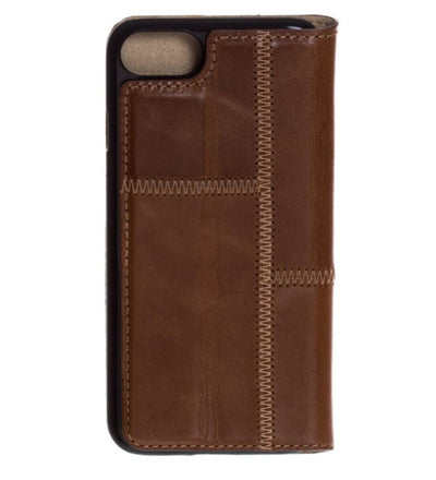 Чехол Tellur Book Case Patch Genuine Leather для iPhone 7 коричневый