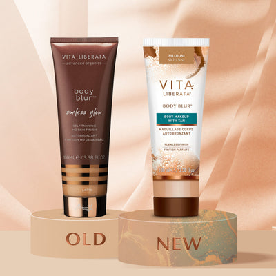 Vita Liberata Body Blur Sunless Glow - Body makeup with self-tanning effect 100ml + gift