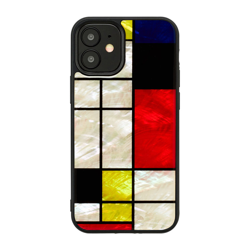 Чехол iKins для Apple iPhone 12 mini mondrian черный