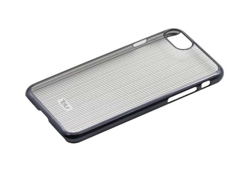 Жесткий чехол Tellur Cover для iPhone 7 с вертикальными полосками, черный