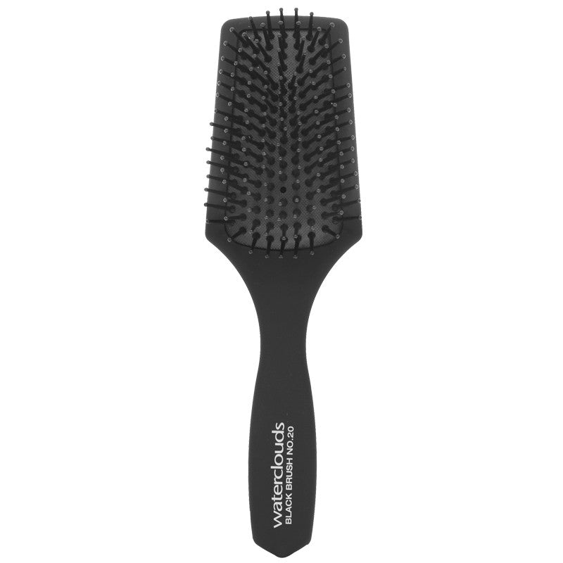 Waterclouds Black Brush NO.20 plaukų šepetys +dovana Previa plaukų priemonė
