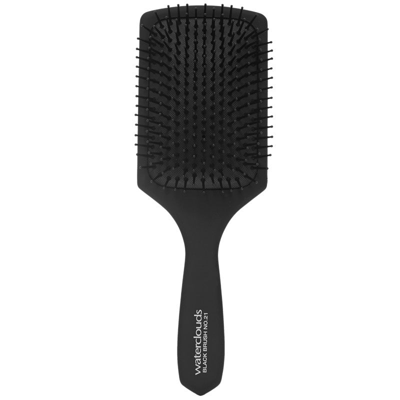 Waterclouds Black Brush NO.21 plaukų šepetys +dovana Previa plaukų priemonė