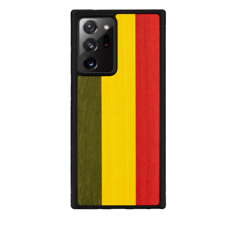Чехол MAN&amp;WOOD для Galaxy Note 20 Ultra черный в стиле регги