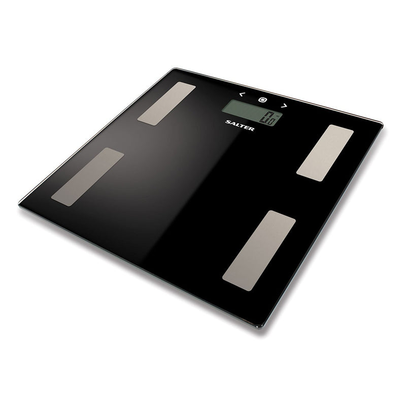 Salter 9150 BK3R Black Glass Analyzer Bathroom Scales