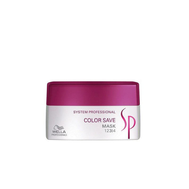 Wella SP Color Save Kaukė dažytiems plaukams +dovana CHI Silk Infusion Šilkas plaukams