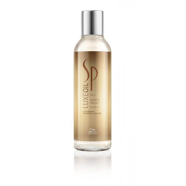 Шампунь с кератиновой защитой Wella SP Luxe Oil Шампунь с кератиновой защитой + подарок CHI Silk Infusion Шелк для волос