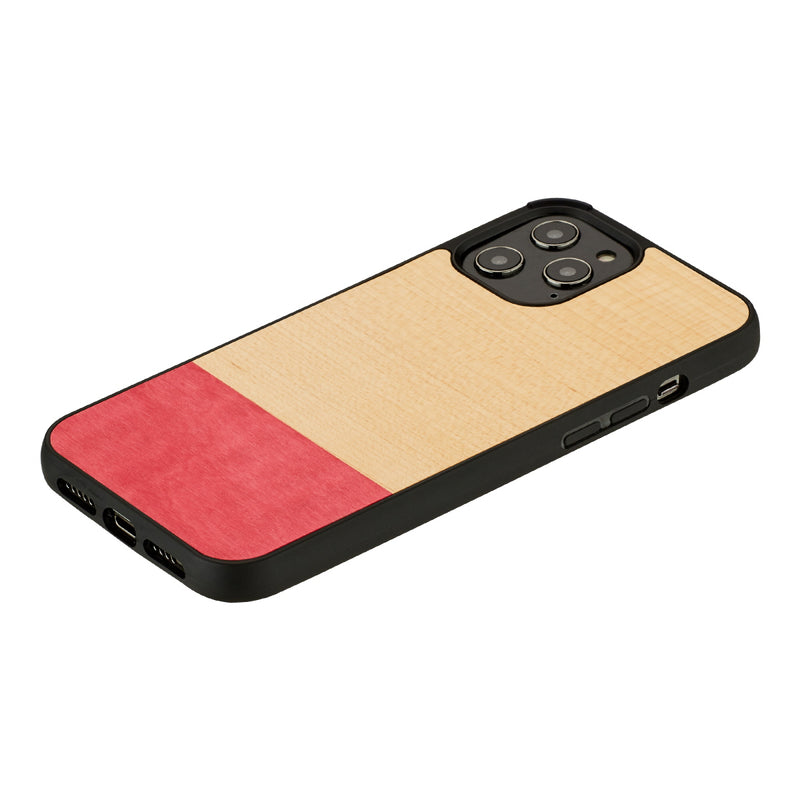 MAN&amp;WOOD case for iPhone 12/12 Pro miss match black