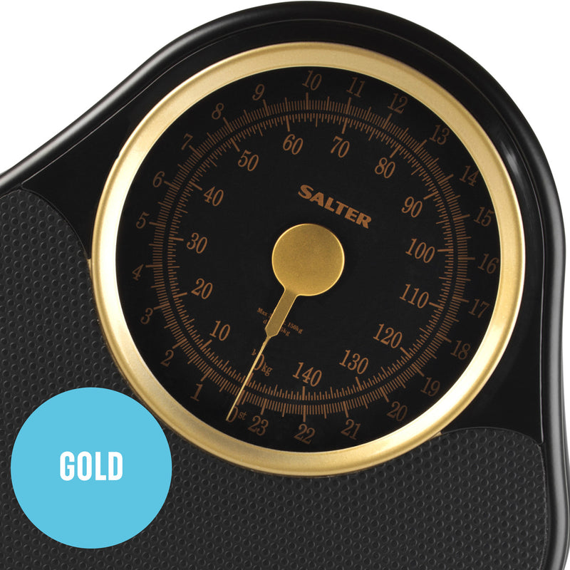 Механические напольные весы Salter 145 RGFEU16 Doctor Style, золото/розовое золото