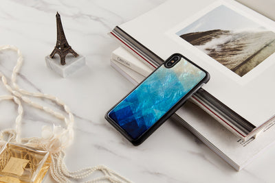 iKins SmartPhone case iPhone XS Max blue lake black