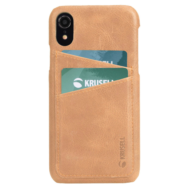 Krusell Sunne 2 Card Cover Apple iPhone XR vintage nude