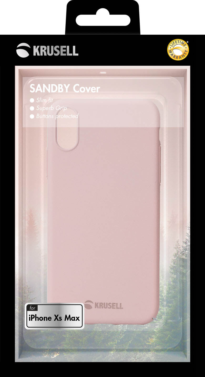 Krusell Sandby Cover Apple iPhone XS Max dusty pink 