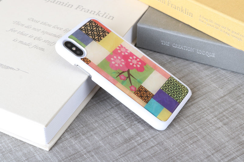 iKins SmartPhone case iPhone XS/S cherry blossom white