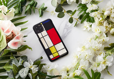 iKins SmartPhone case iPhone 11 Pro Max mondrian black