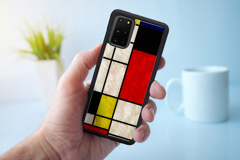 iKins case for Samsung Galaxy S20+ mondrian black