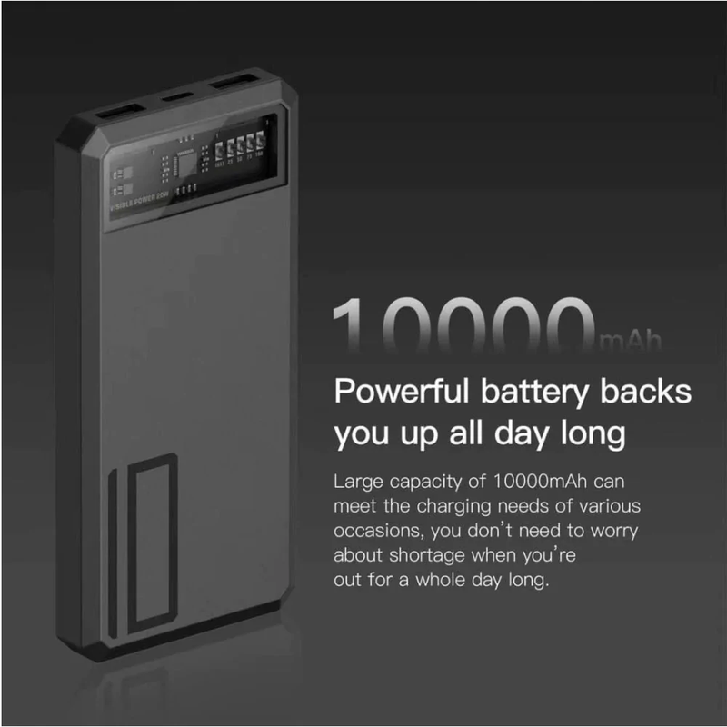 Orsen E53 Power Bank 10000мАч серый