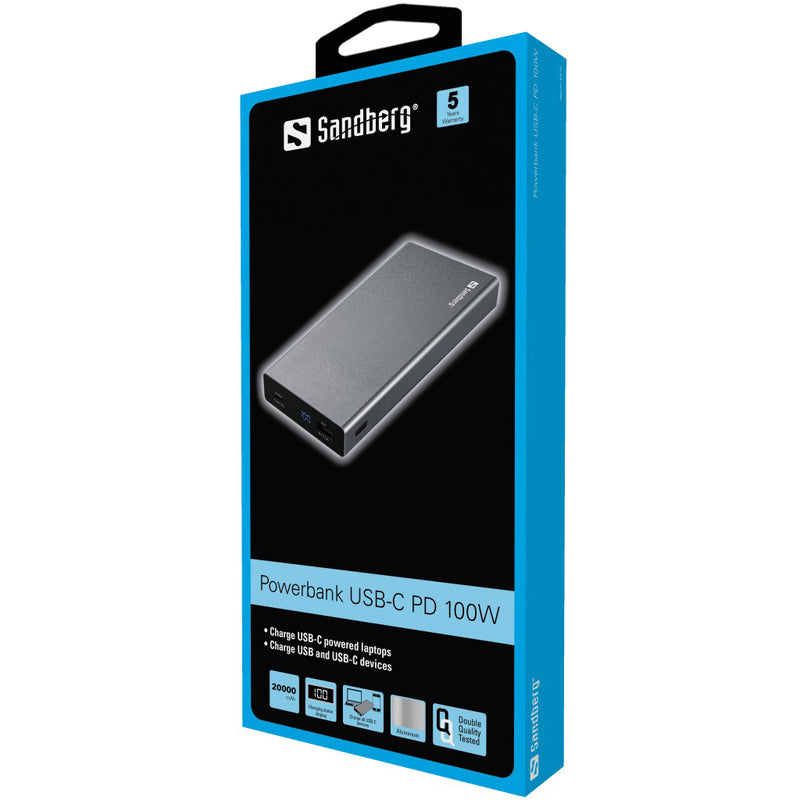 Sandberg 420-52 Powerbank USB-C PD 100 Вт 20 000 