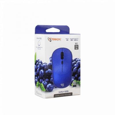 Sbox WM-106 Wireless Optical Mouse Blue